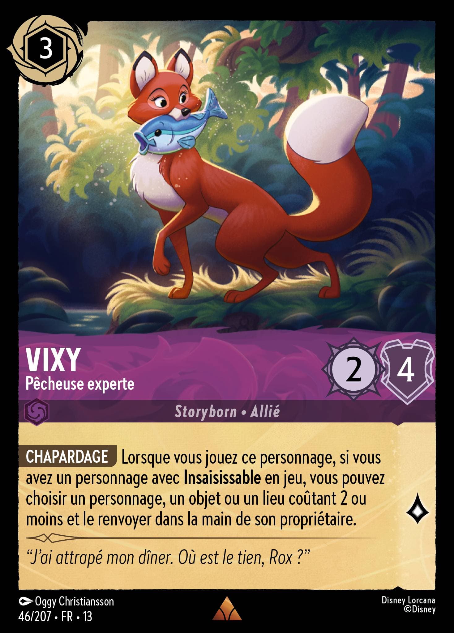 Vixy - Pêcheuse experte