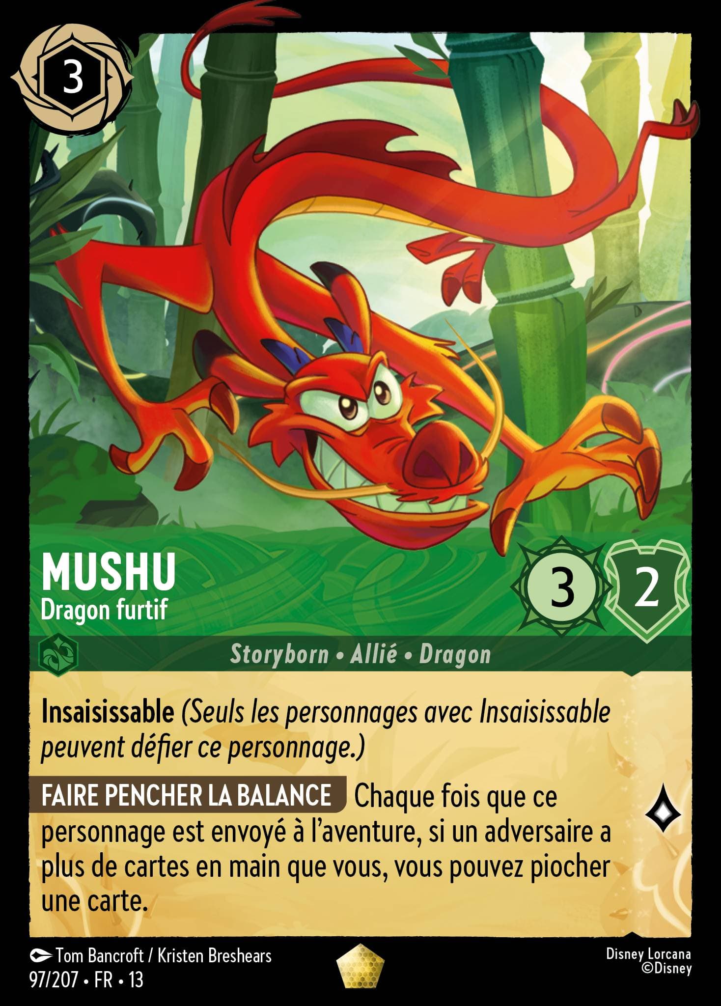 Mushu - Dragon furtif