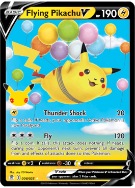 Pikachu Volant V (CEL 006)