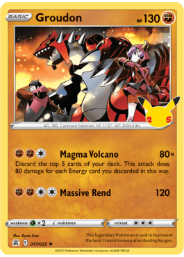 Groudon (CEL 017)