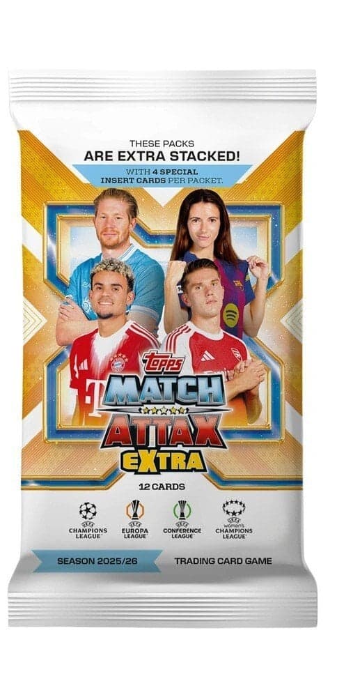 Match Attax Extra 2025/26 pack of 12 cards -Topps