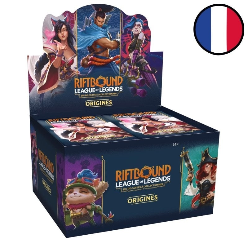 Boite de 24 boosters Origines - Riftbound: League of Legends - FR