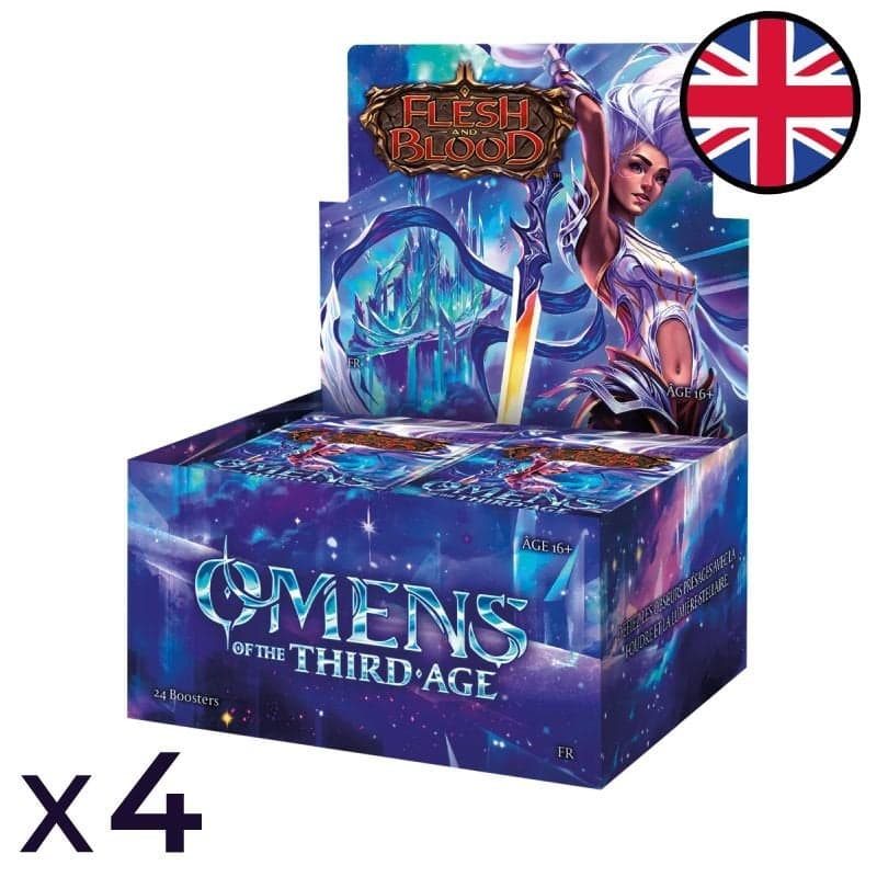 Carton de 4 Boites de 24 boosters Omens of the Third Age - Flesh and Blood EN