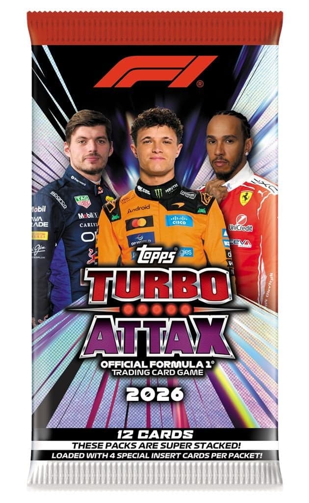 F1 Turbo Attax 2026/27 pack of 12 cards -Topps