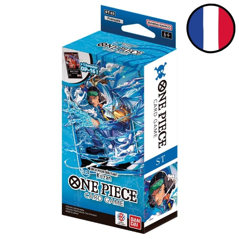 Deck pour débutant Bleu Kuzan ST-33 - One Piece FR