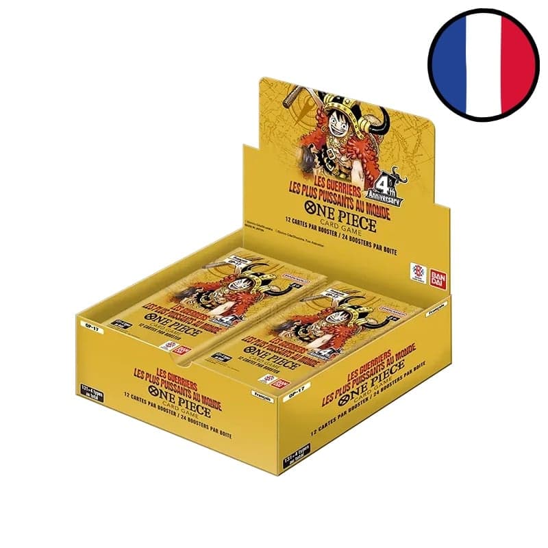 Display de 24 boosters OP-17 Les Guerriers Les Plus Puissants Au Monde - One Piece FR