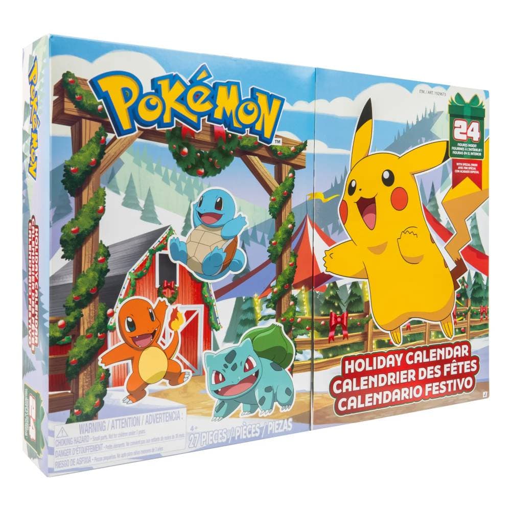 Calendrier des Fêtes Pokémon 2026 – Figurines à Collectionner