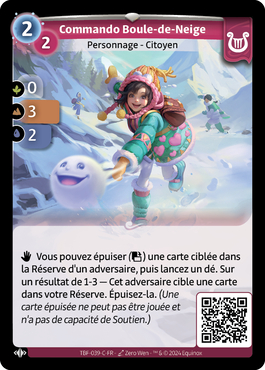 Commando Boule-de-Neige - C Lyra