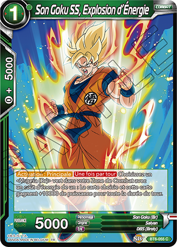 Son Goku  SS Explosion d nergie BT6 055 SS Son Goku  