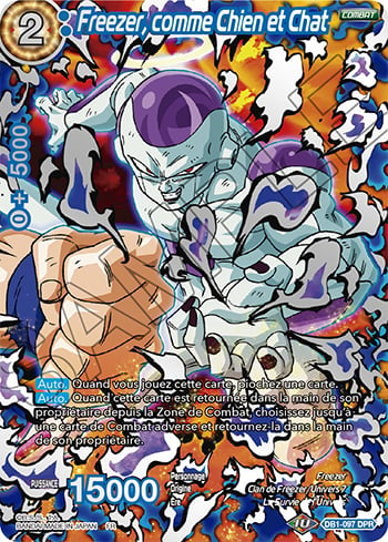 Freeze Comme Chien Et Chat Db1 097 Uneasy Alliance Frieza Carte Dragon Ball Super Card Game Playin By Magic Bazar