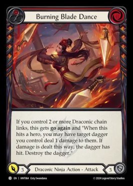 Burning Blade Dance (red)