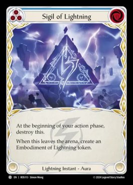 Sigil of Lightning (blue)