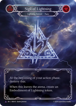 Sigil of Lightning (blue)