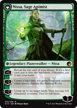 Nissa, voyante de Vastebois / Nissa, sage animiste