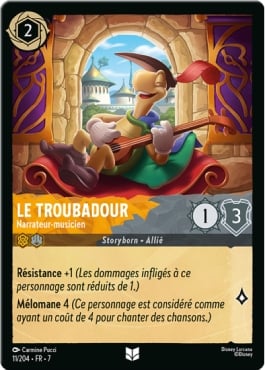 Le Troubadour - Narrateur-musicien