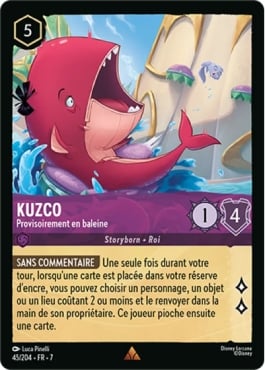 Kuzco - Provisoirement en baleine