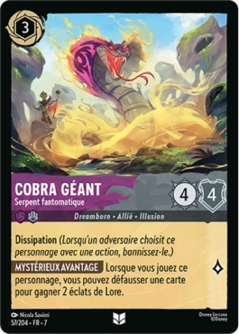 Cobra Géant - Serpent fantomatique