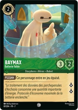 Baymax - Batterie faible