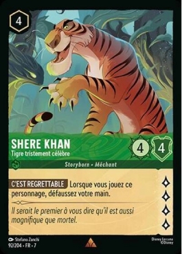 Shere Khan - Tigre tristement célèbre