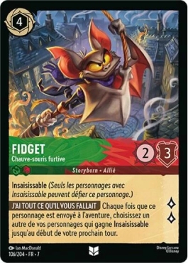 Fidget - Chauve-souris furtive