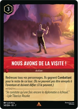 Nous avons de la visite !