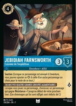 Jebidiah Farnsworth - Cuisinier de l'expédition