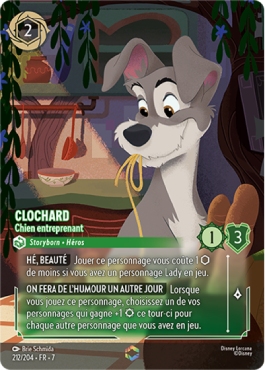 Clochard - Chien entreprenant