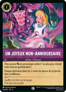 Un Joyeux non anniversaire !