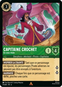 Capitaine Crochet - En sous-main