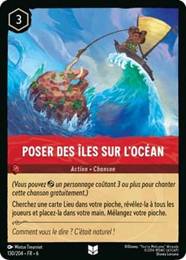 Poser des îles sur l’océan