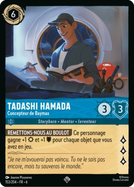 Tadashi Hamada - Concepteur de Baymax