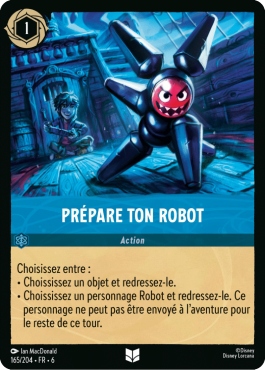 Prépare ton robot