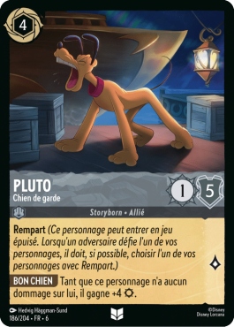 Pluto - Chien de garde