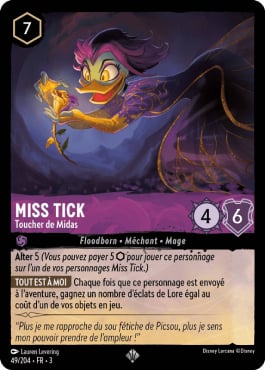 Miss Tick - Toucher de Midas