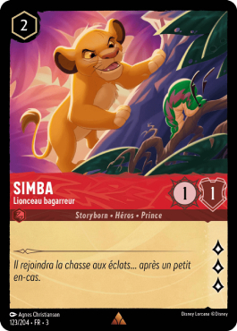 Simba - Lionceau bagarreur