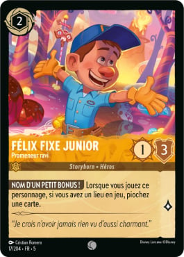 Félix Fixe Junior - Promeneur ravi