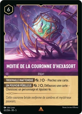 Moitié de la couronne d'Hexasort