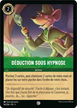 Déduction sous hypnose