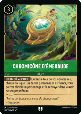 Chromicône d'émeraude