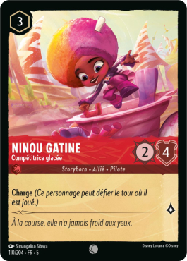 Ninou Gatine - Compétitrice glacée