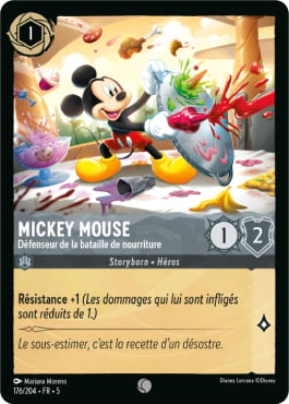 Mickey Mouse - Défenseur de la bataille de nourriture