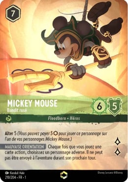 Mickey Mouse - Bandit rusé