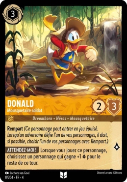 Donald - Mousquetaire soldat
