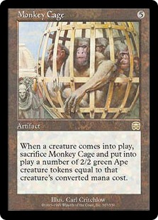 Cage de singes