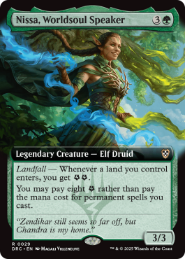 Nissa, oratrice de l'Âme du monde