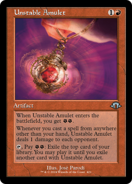 Amulette instable