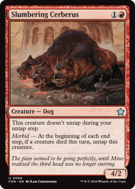 ** Slumbering Cerberus