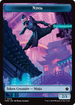 Ninja (2/1, bleu) // Emblème Kaito, infiltrateur rusé