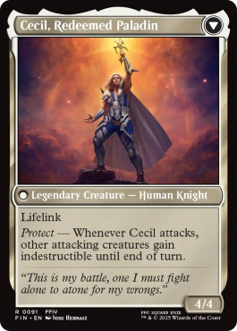 Cécil, chevalier noir / Cécil, paladin repenti