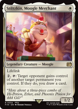 ** Stiltzkin, Moogle Merchant